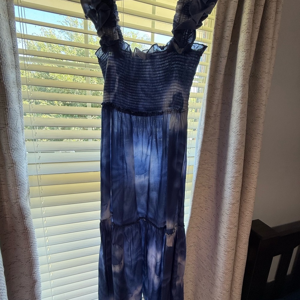 Women’s Tuckernuck Navy Tie-Dye Dress Maxi
